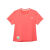 短袖夏季女半棉感运动休闲健身上衣跑步T恤女 浅树莓 L