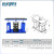 阻尼弹簧减震器冷却塔空调冷水机组水泵风机防震垫变压器隔振平台 HFJ-1-450
