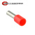 接线端子0.5平方插针管型插针形护套预绝缘端头线鼻VE1008 VE1508红色1.5平