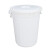 大号加厚塑料水桶圆桶100L150L储水桶大白桶垃圾塑胶桶 120L大白桶(不带盖)