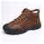 聚远（JUYUAN）冬季加绒保暖户外防滑工作鞋 棕色 38码 1双价