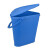 食安库（SHIANKU）分色刻度水桶 加厚塑料水桶手提多功能清洁桶 （桶+盖）【12L】 黄色150226