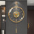 墙耳2023新款贝壳轻奢创意钟表挂钟客厅家用时尚时钟网红餐厅装饰挂表 纯铜天然贝壳款