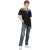 马塞洛布隆（MARCELO BURLON）男装 男女通用棉质翅膀印花短袖T恤衫 CMAA018R21JER001 1020 黑色 XS