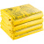 医疗垃圾袋黄色废物垃圾袋黄色加厚大号手提式平口诊所专用袋塑料袋小号DMB定制 手提【80×90】特厚 500只 加厚