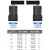 ACK旋转夹紧转角下压气缸SRC-R/L-25X90 32*90/40*90 50*90 63*90 SRC32-90R普通款