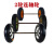 储力叉车 450-12马车充气轮 可拖行 载一吨重型马车轮轱辘橡胶充气轮胎大载重推车带轴实心轮子