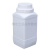 大口胶水瓶塑料分装方形瓶固体粉末瓶包装瓶试剂瓶1000ml500毫升 1000ml乳白色-蓝盖款配垫片