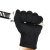 定制防割手套5级一根钢丝手套多用途防切割5级劳保手套防护手套 M 黑色