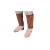 威特仕 咖啡色蛮牛王皮制焊服44-7112 蛮牛王护腿脚盖, 30cm长 1对 咖啡色
