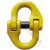 ONEVAN高强度起重链条G80级蝴蝶扣双环扣连接器连接扣吊索具吊卡环 3.15吨【10-8】
