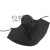 钧毅TT035-1 特种牛仔布布防尘帽 适用于钢铁行业 长80cm高45cm帽檐6cm 黑色1顶200g