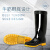 SHENGLI 回力雨鞋男士高筒防水雨鞋户外雨靴套鞋 HXL807 男女通用黑色高筒 39码