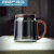 耐热玻璃三件式泡茶杯绿茶花茶个人水杯创意带盖家用茶水杯 木灵杯-500ml 0只