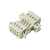 荧阙弹簧式接线端子MCS插拔式连接器3.5mm对插对接孔型插头针座带卡扣 3.5MM-12P整套 白色 常规款整套
