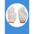 承琉劳保手套耐脏棉线手套工人工作工地手套针织手套户外作业通用手套 实惠装/白色400克灯芯棉60双 均码