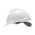梅思安V-Gard-500ABS豪华型一指键帽衬V型有孔安全帽施工建筑工地防撞头盔白色1顶