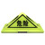 油罐车危险品三角警示灯荧光危险品顶灯强危化车标志灯支架三角灯 中号磁铁款