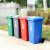 白云清洁（baiyun cleaning）AF07322  环卫分类加厚可挂车大垃圾桶 户外带轮垃圾箱 240L灰色-其它垃圾