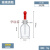 定制透明玻璃滴瓶白色棕滴瓶胶头滴管125ml 60ml 30ml 化学实验精 普料透明60ml