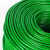 包塑钢丝绳 防锈带皮PVC钢丝绳绿色 m10公斤约500米