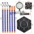 适用于定制沭露适用于定制多功能万向焊接台夹具电路板维修固定架电烙铁焊接辅助工具支架 蓝色5爪【方底】夹台