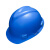 梅思安V-GardABS标准型一指键帽衬V型无孔安全帽施工建筑工地劳保防撞头盔蓝色1顶