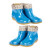 沸耐笙 FNS-04828 中性低筒雨鞋 耐酸碱油PVC低帮水鞋 519蓝色加棉 38 双