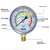 不锈钢耐震压力表yn100油压表1.6/25mpa防震带油气压表40液压表10 0-0.16MPA=1.6公斤 M20*1.5