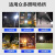 上海亚明led投光灯室外防水球场灯大功率照明广告射灯户外1000瓦 户外大功率led射灯100W