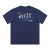 有志者（UZIS）夏季圆领透气短袖男美式复古篮球T恤休闲宽松[进化论] 藏蓝 L
