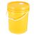 定做印刷塑料桶泡菜腌菜调料密封桶25L涂料机油桶化工桶 25L-蓝色-配透气盖(D17口径透气