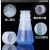 承琉塑料三角烧瓶实验250ml塑料瓶500ml烧杯1000ml瓶2000ml带塞锥形瓶 250ml无盖进口料