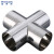 稳斯坦 WST455 不锈钢四通 304不锈钢焊接四通 管件 十字通 Φ38*1.5