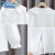迪士尼（Disney）女童衬衣春秋季2023新款大童装洋气时髦女孩纯棉儿童长袖白色衬衫 白色衬衫+弹力魔术裤 130cm