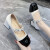 西马驼（XIMATUO）2023新款法式高跟鞋女粗跟仙女风玛丽珍单鞋复古中跟方头JK小皮鞋 白色 34