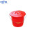 塑料手提水桶红色大小水桶带盖子耐摔 【17.5L有盖款】