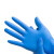 世达一次性丁腈检查防护手套SF0604家务清洁工作防护蓝色100只/盒 4.5克L号100只装