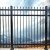 锌钢围墙护栏围栏栅栏铁艺户外庭院花园别墅院墙小区学校黑色栏杆3 高1米*3米宽2横梁（一根立柱）