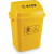 京努 摇盖垃圾桶分类垃圾桶 一个价 20L加厚摇盖 红色 有害垃圾