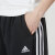 阿迪达斯 （adidas）男装运动套装24夏季新款舒适透气三条纹短袖T恤五分裤短裤两件套 HN8779+IC1484 S/175