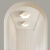 鑫鑫牛奶油风吸顶灯现代简约过道灯年新款明装玄关走廊阳台中山灯具 F款曲奇直径20cm白-白光