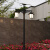 中式户外太阳能防水花园别墅景观室外公园家用3米高杆路灯 太阳能款双头 高3.4米（砂黑）