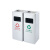庄太太【A174B分类垃圾桶】不锈钢分类垃圾桶环保可回收不可回收果皮箱户外室内物业二分双筒