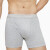 Calvin Klein CK内裤男100％纯棉四角裤3条装logo时尚简约潮帅气62064003 Heather Grey XL