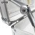安赛瑞 手提式密码工具箱 铝合金ABS面板精密仪器箱存储箱 50×37×18cm 银色箱填充棉 28480