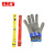 久工保 防割手套 不锈钢5级钢丝加PE钢环铁手套 JG-FGST01 （双） XXL总长26.5cm