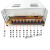 24v开关电源 工控PLC变压器道闸电源W 1a2a4a10a15a110v220v转24v 24V6.3A 150W