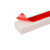 鸣固 PVC线槽 带胶明装方形阻燃白色走线槽 塑料线槽\PVC 50×25mm 1米/根 5根装背胶颜色红蓝随机发