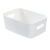 贝意品桌面杂物收纳盒塑料面膜小篮子储物方形整理筐浴室化妆品置物盒子